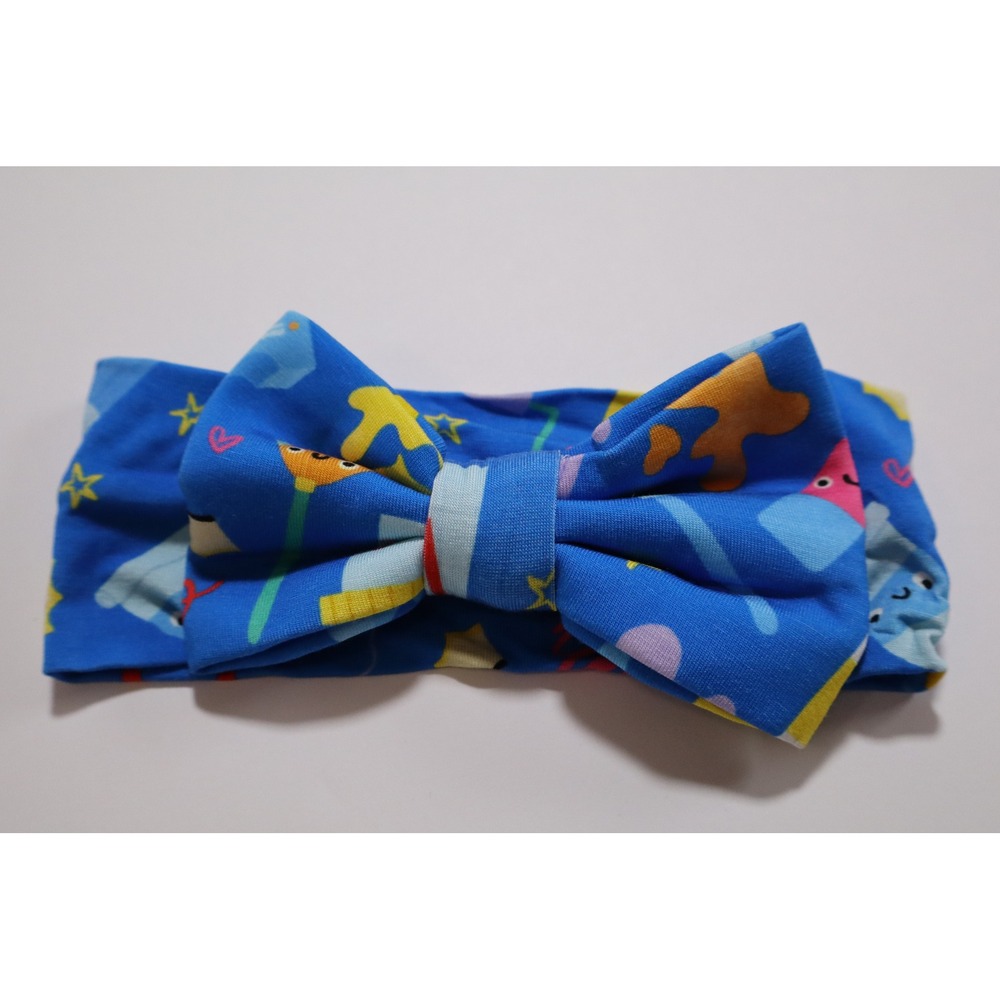 Little Sleepies Make and Create Bamboo Knotted Bow Headband NB-3T